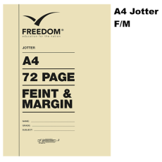 72 pages A4 Jotters F/M